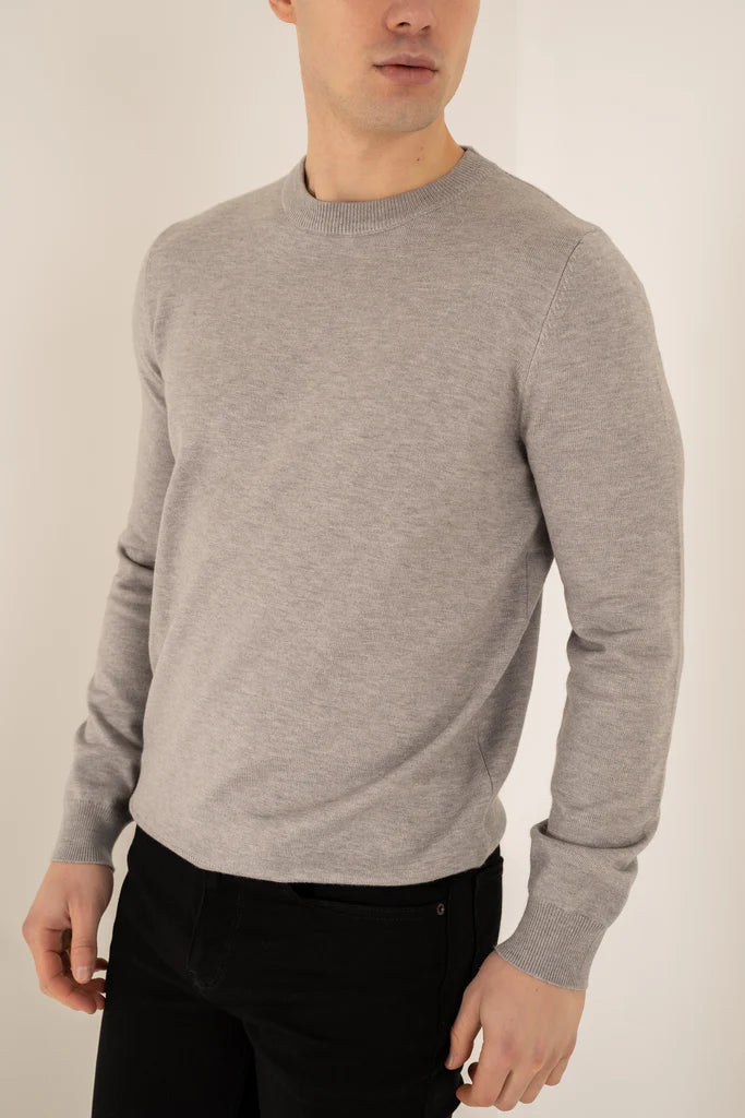 LUXE JUMPER-GREY