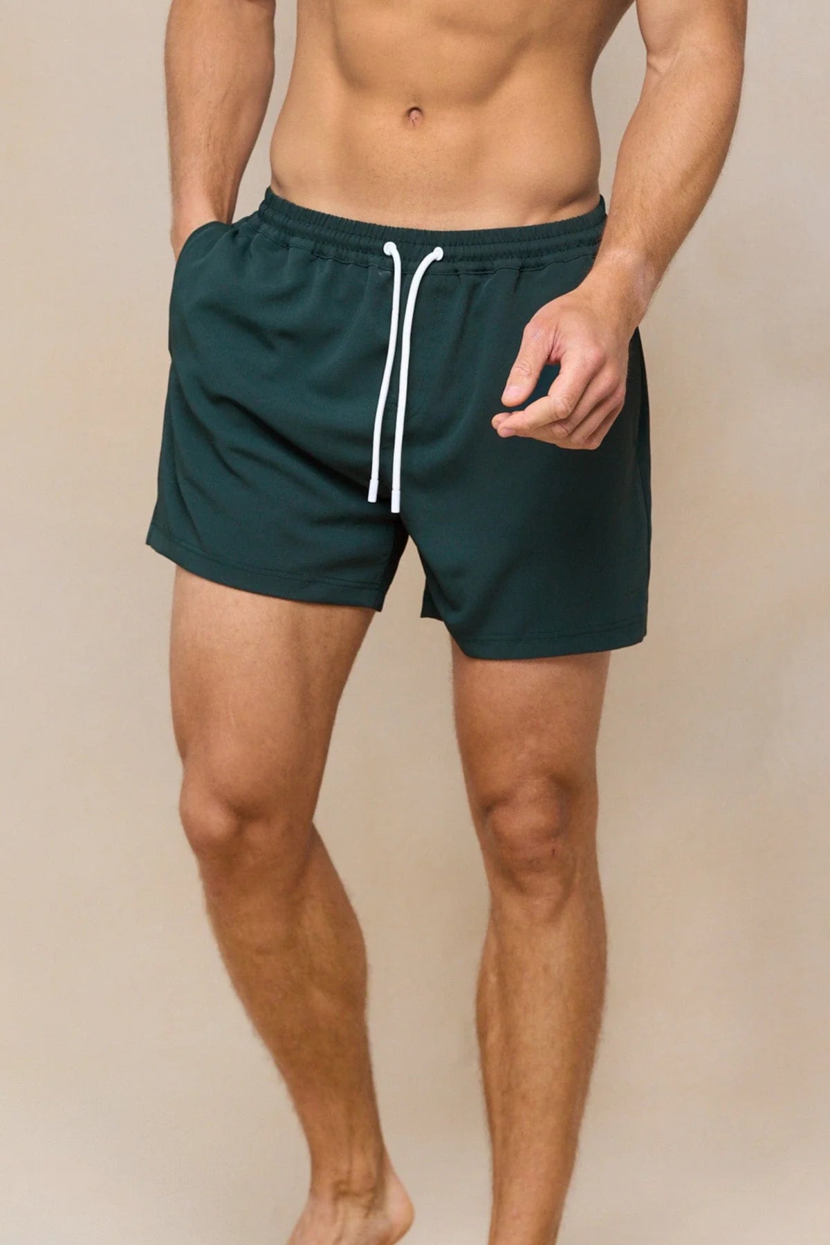 SWIM SHORT - DARK GREEN