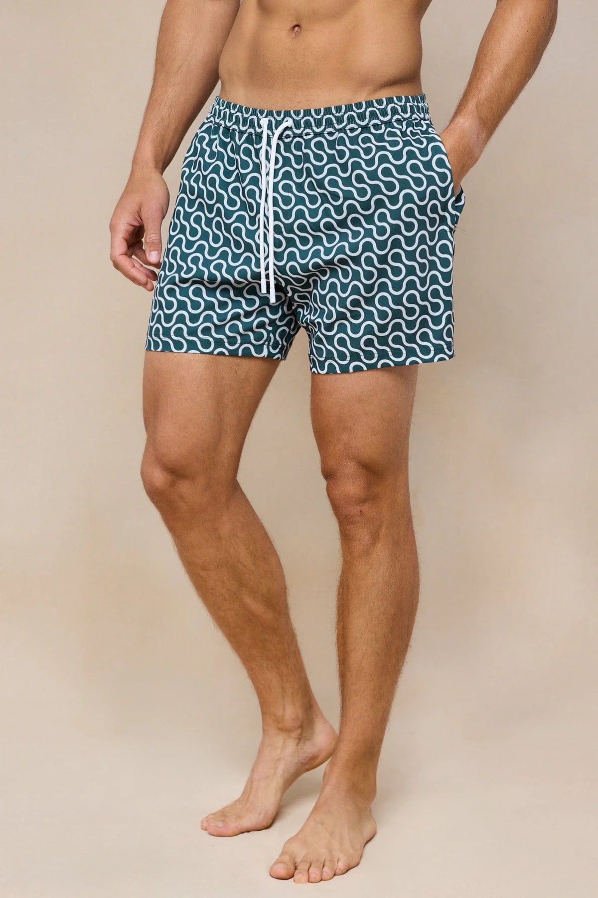 WAVE SWIM SHORT - GREEN